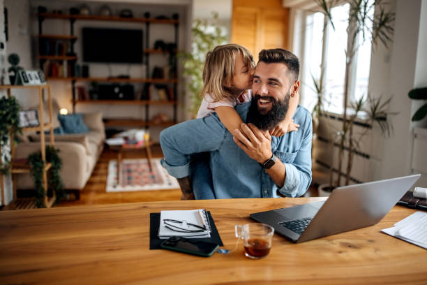 pere et fille et business en ligne